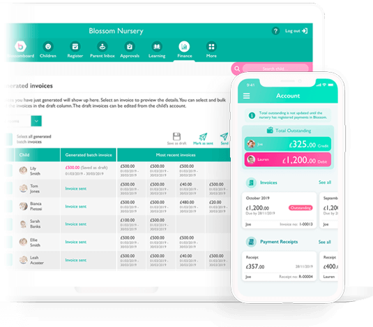Nursery Invoicing Software : Generate & Send Invoices