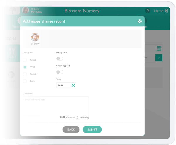 Log Nappy Changes