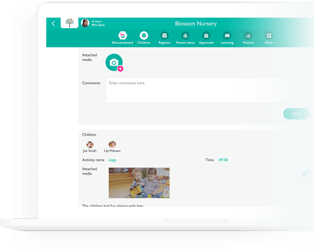 Upload Media & Tag Children