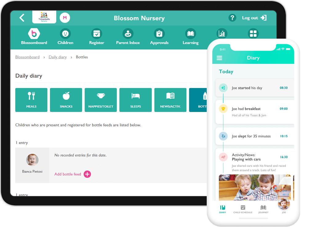 Diary Updates for Parents