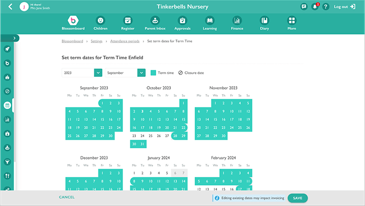 Blossom Finance 3 product update - Multiple term dates