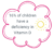 Image thowing a thought bubble/cloud with the text "16% of children have a deficiency in Vitamin D"