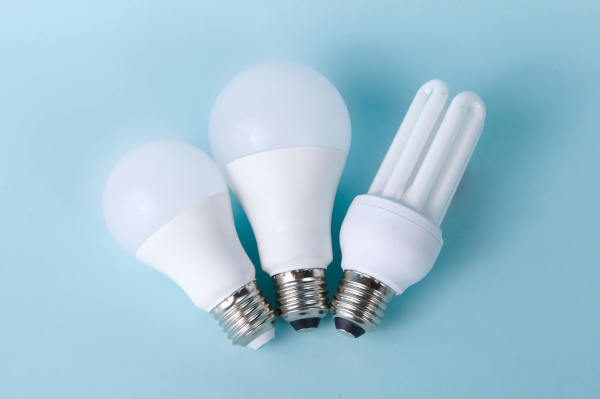 A collection of energy-saving bulbs