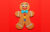 A paper craft gingerbread man