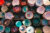 A collection of multi-coloured and multi-sized bowls