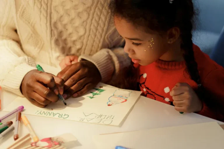 Writing letter to granny
