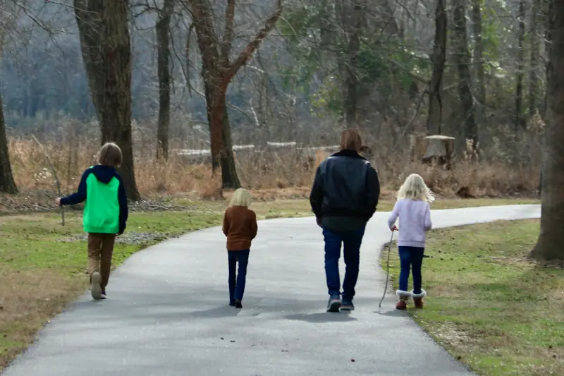 Bear hunt image - Walking on a bear hunt