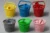 Colour Monster Image - Coloured baskets and items
