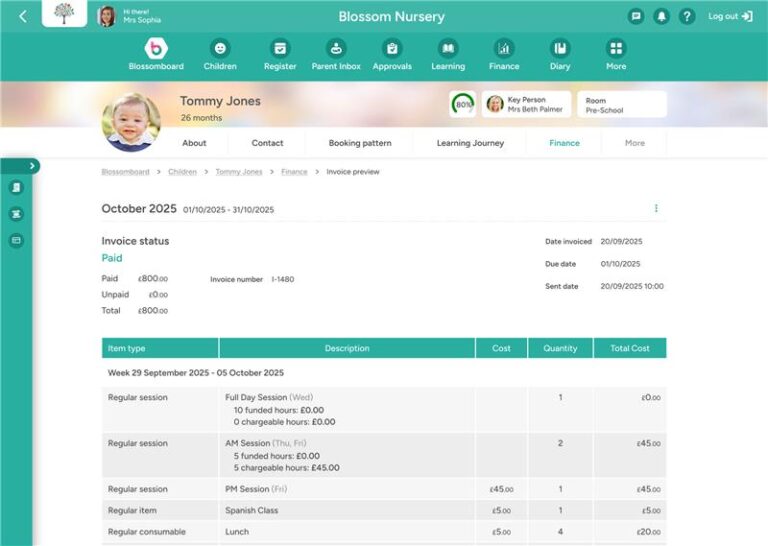 Invoice Actuals - Weekly and Split Funding